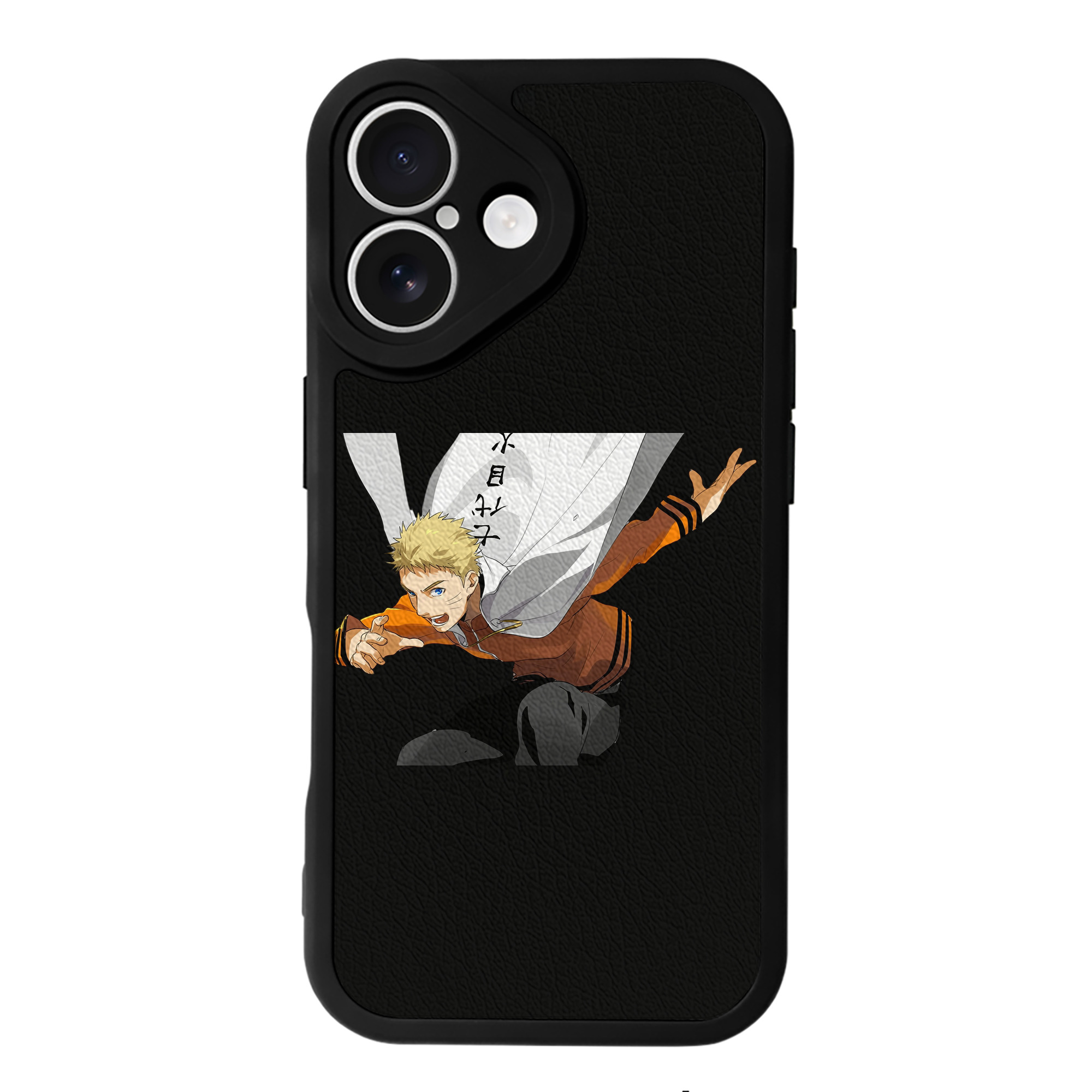 （画像用） NARUTO -ナルト- うずまき ナルト Uzumaki Naruto 【iPhone 16シリーズ対応】シリコンスマホケース（レザー調） 材質：シリコン